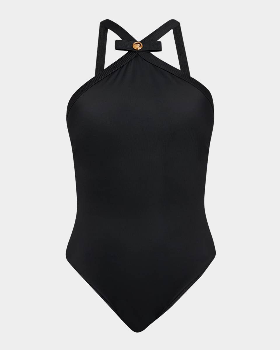 Gianni Bow Biggie Medusa One-Piece Swimsuit